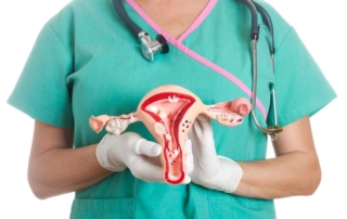 mujer-agarrando-maqueta-de-utero