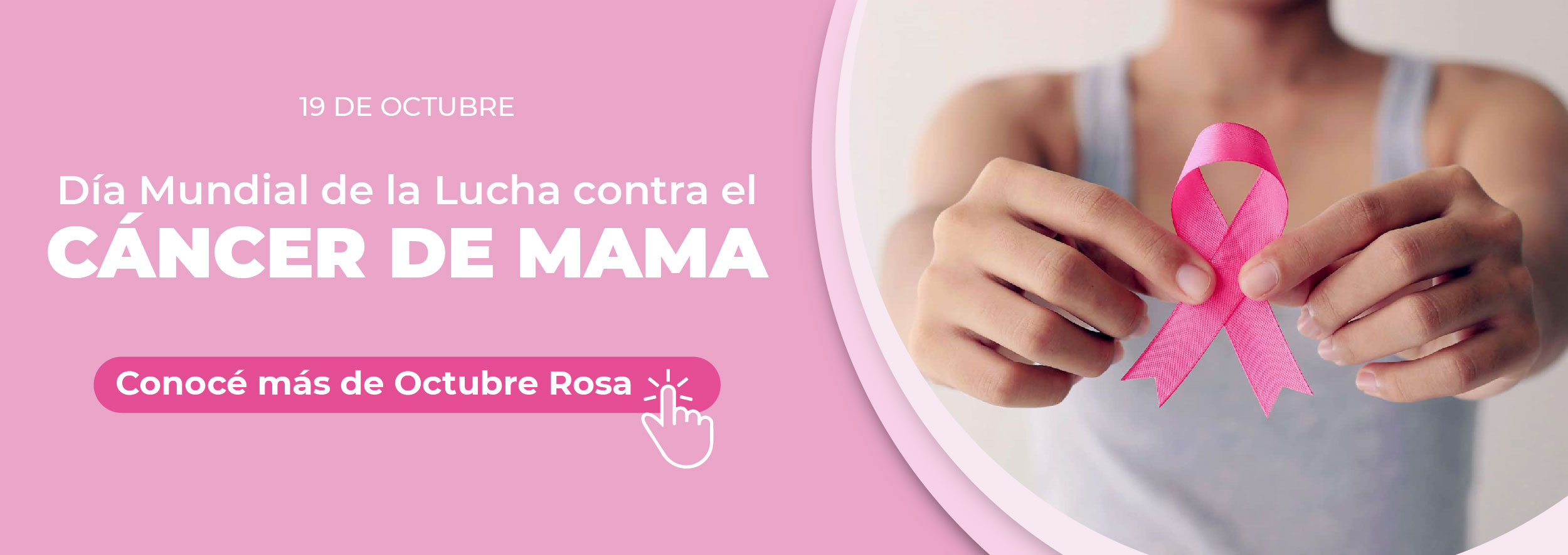Banner Octubre Rosa Diagnóstico Rojas