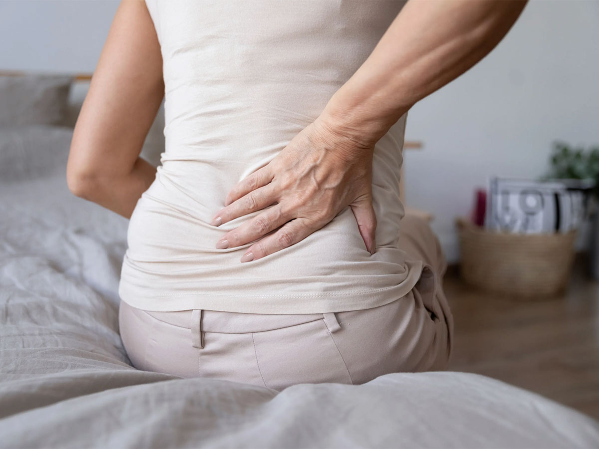 Paciente con dolor en el nervio ciático