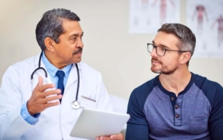 Paciente en consulta por azoospermia