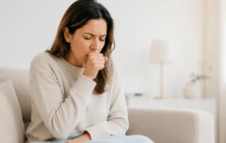 mujer con tos crónica